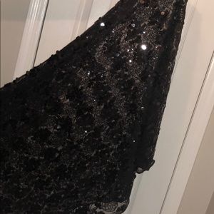 Sequin shawl